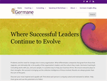 Tablet Screenshot of germaneconsulting.com